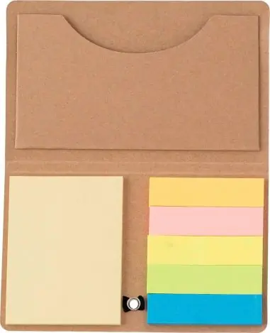 Porta memos de cartón kraft 350 g/m²