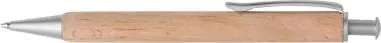 Bolígrafo madera haya latón Dokumental metal 14 cm