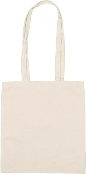 Bolsa algodón 120 g/m² asas largas