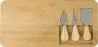 Tabla quesos bambú con 3 utensilios - Imagen 8