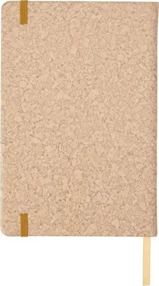 Cuaderno A5 PU aspecto corcho 96 páginas