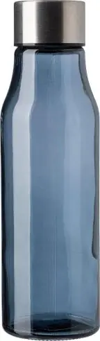 Botella cristal 500 ml con tapón acero inox