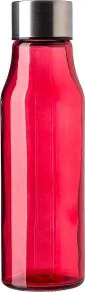 Botella cristal 500 ml con tapón acero inox