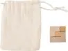 Rompecabezas cubos madera bolsa algodón FSC OEKO-TEX - Imagen 6