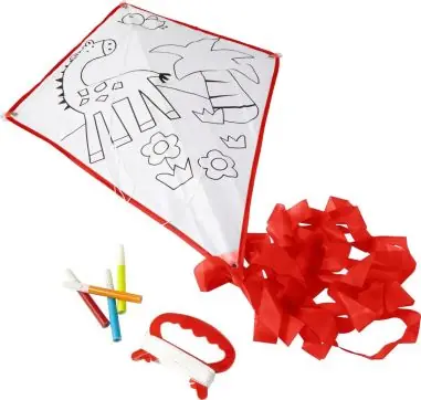 Cometa Lina | Poliéster 190T | 4 rotuladores Ecológica Personalizada 107818