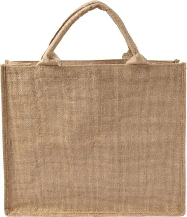 Bolsa yute interior laminado asas cortas OEKO-TEX