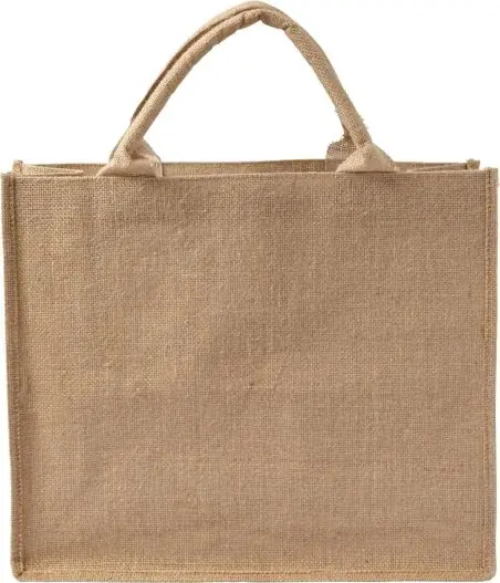 Bolsa yute interior laminado asas cortas OEKO-TEX
