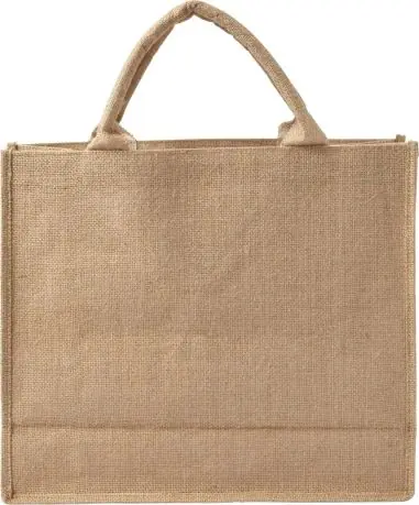 Bolsa yute interior laminado asas cortas OEKO-TEX