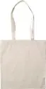 Bolsa algodón 180 g/m2 asas largas OEKO-TEX verde - Imagen 2