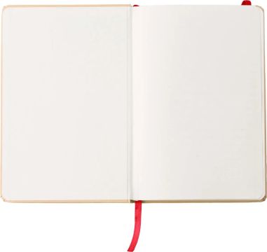 Cuaderno A5 cartón reciclado 160 páginas goma marcapáginas