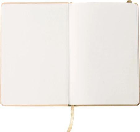 Cuaderno A5 cartón reciclado 160 páginas goma marcapáginas