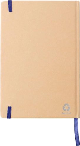 Cuaderno A5 cartón reciclado 160 páginas goma marcapáginas