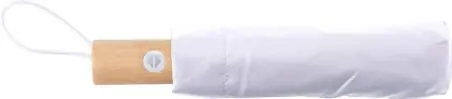 Paraguas plegable rPET automático mango bambú velcro
