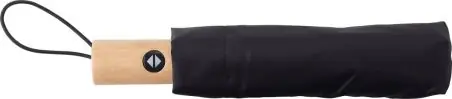 Paraguas plegable rPET automático mango bambú velcro