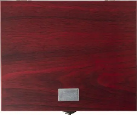 Set vino 9 piezas en caja de madera