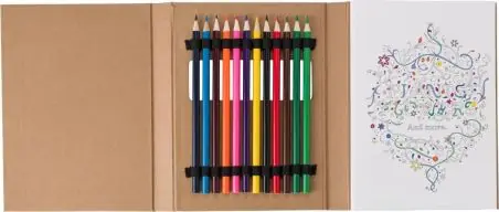 Set de dibujo con mandalas y 12 lápices