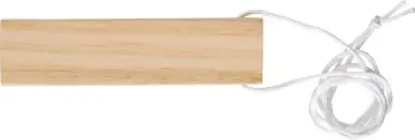 Silbato madera secuoya cordón rPET sonido tren