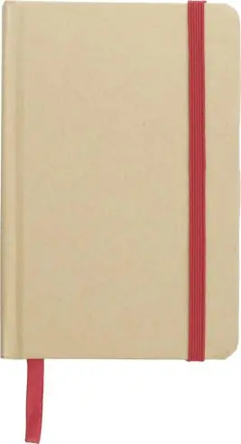 Cuaderno A6 cartón reciclado 80 hojas