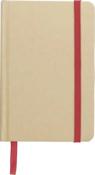 Cuaderno A6 cartón reciclado 80 hojas