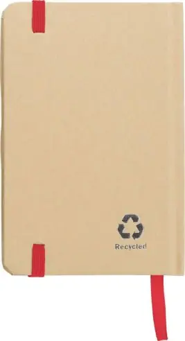 Cuaderno A6 cartón reciclado 80 hojas