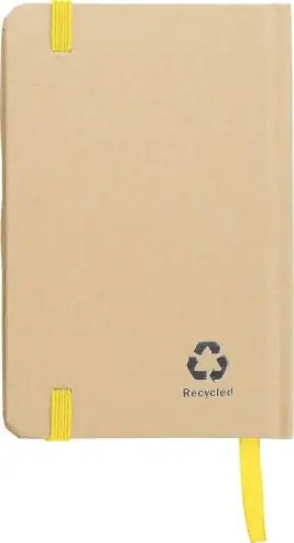 Cuaderno A6 cartón reciclado 80 hojas