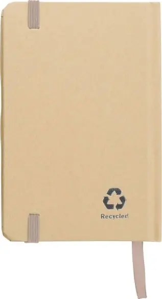 Cuaderno A6 cartón reciclado 80 hojas