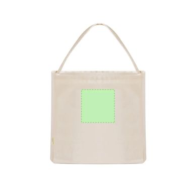 Bolsa algodón reciclado 300g/m2 fuelle asas 60cm 12 kg