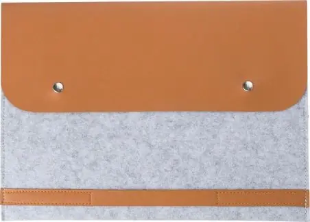 Funda portátil 14 pulgadas RPET con botones