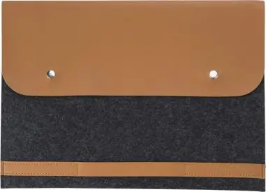 Funda portátil 14 pulgadas RPET con botones