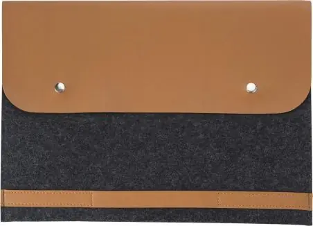 Funda portátil 14 pulgadas RPET con botones