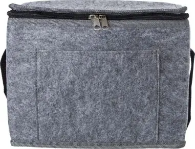 Bolsa isotérmica de fieltro RPET con bolsillo