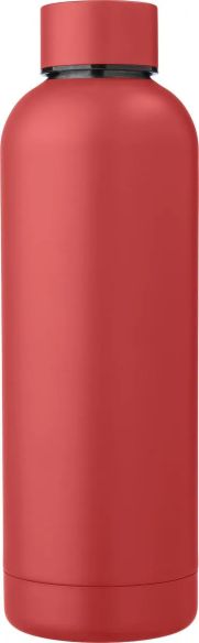 Botella acero reciclado doble pared 500 ml grabado y caja