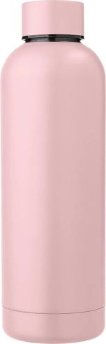 Botella acero reciclado doble pared 500 ml grabado y caja