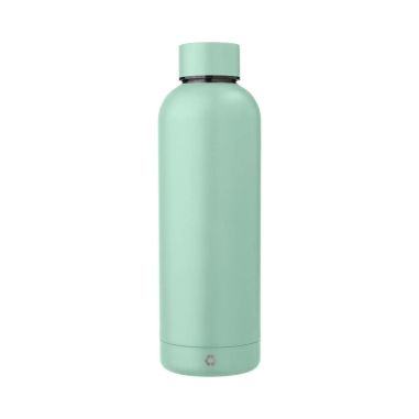 Botella acero reciclado doble pared 500 ml grabado y caja