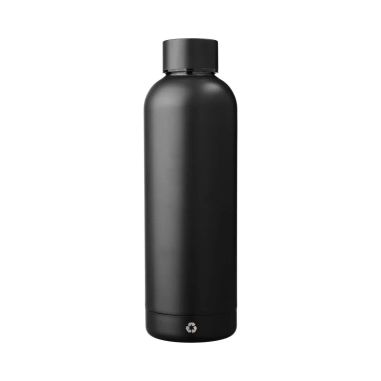 Botella acero reciclado doble pared 500 ml grabado y caja