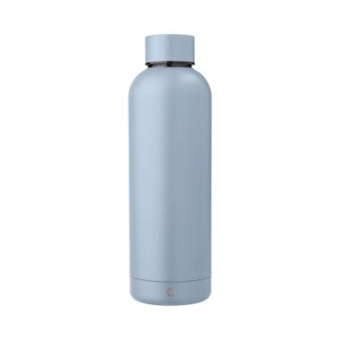 Botella acero reciclado doble pared 500 ml grabado y caja
