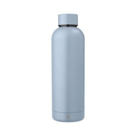 Botella acero reciclado doble pared 500 ml grabado y caja