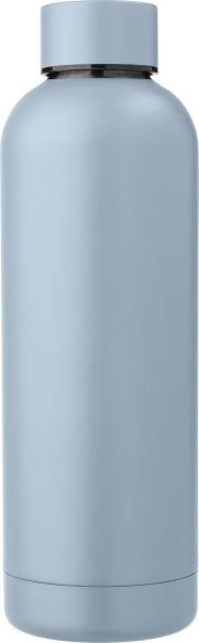 Botella acero reciclado doble pared 500 ml grabado y caja