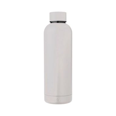 Botella acero reciclado doble pared 500 ml grabado y caja