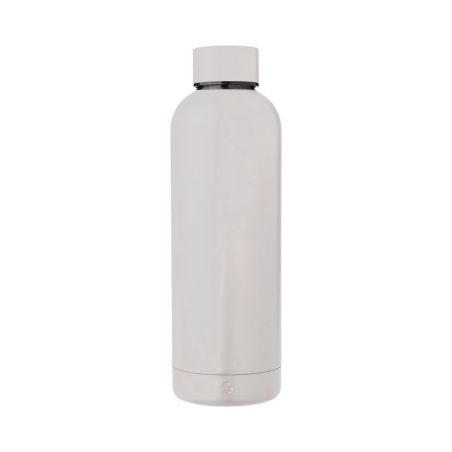Botella acero reciclado doble pared 500 ml grabado y caja
