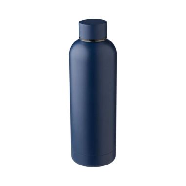 Botella acero reciclado doble pared 500 ml grabado y caja