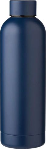 Botella acero reciclado doble pared 500 ml grabado y caja