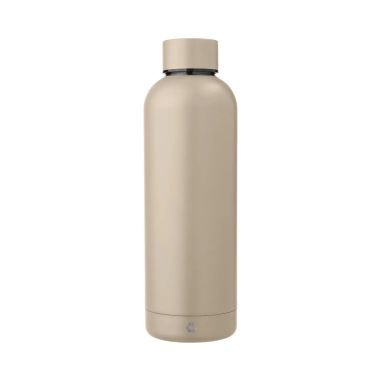Botella acero reciclado doble pared 500 ml grabado y caja