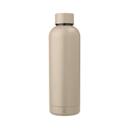 Botella acero reciclado doble pared 500 ml grabado y caja