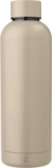 Botella acero reciclado doble pared 500 ml grabado y caja
