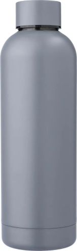 Botella acero reciclado doble pared 500 ml grabado y caja