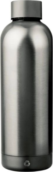 Botella acero reciclado doble pared 500 ml grabado y caja