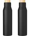 Botella termo acero 500 ml tapón símil bambú - Imagen 33