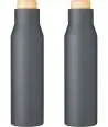 Botella termo acero 500 ml tapón símil bambú - Imagen 42