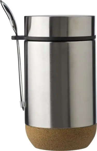 Recipiente térmico acero inox 400 ml corcho